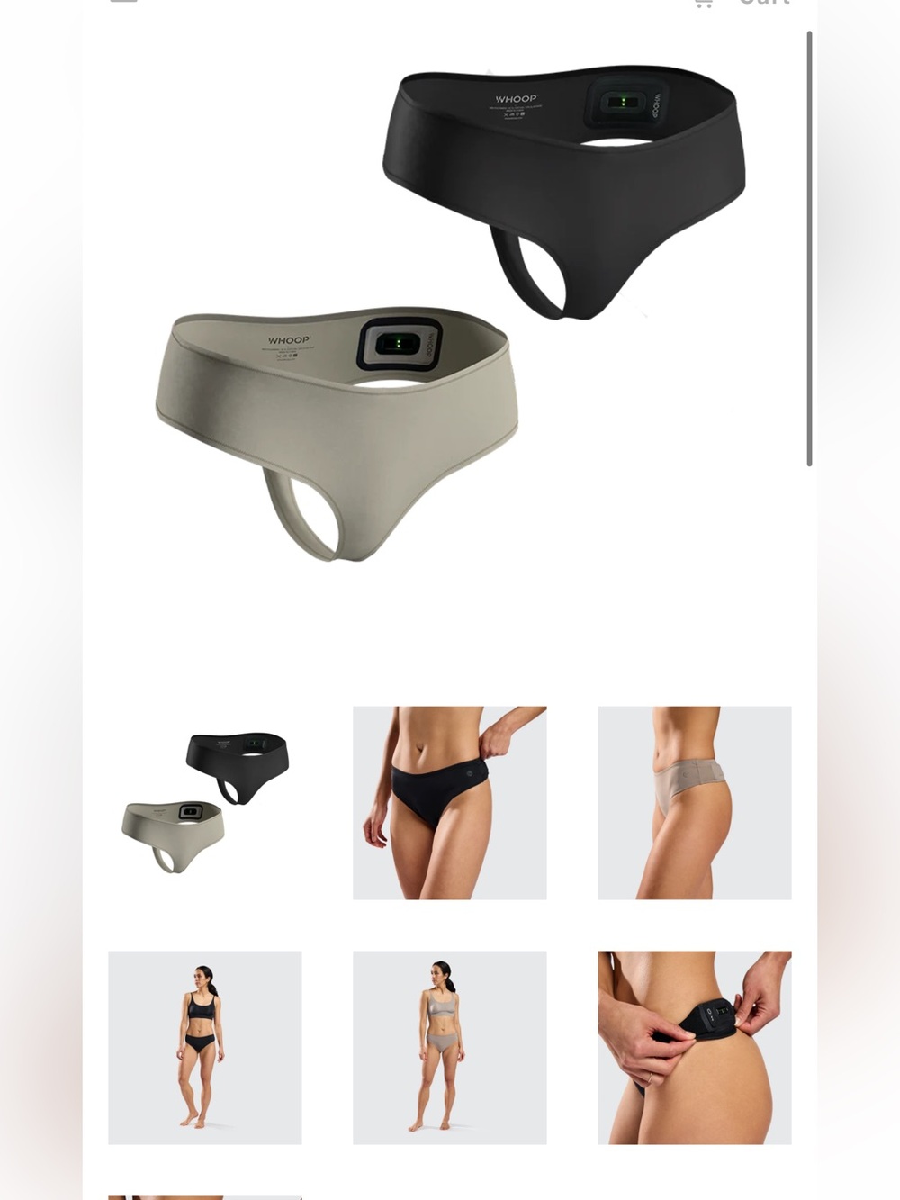 WHOOP 4.0- EVERYDAY THONG PACK I SMART
APPAREL
